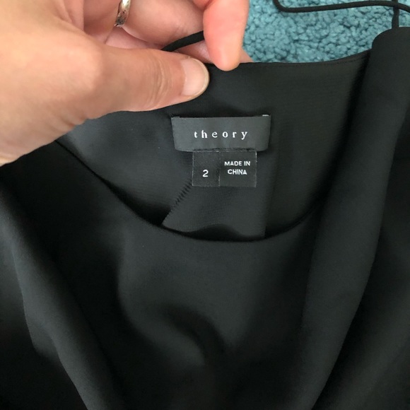 Theory Black Silk Dress - Picture 2 of 3